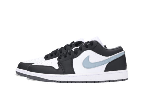 Jordan Air Jordan 1 Shadow Gray Cushioning, Wear Resistant Low top Vintage Basketball Shoes Unisex Black White Gray