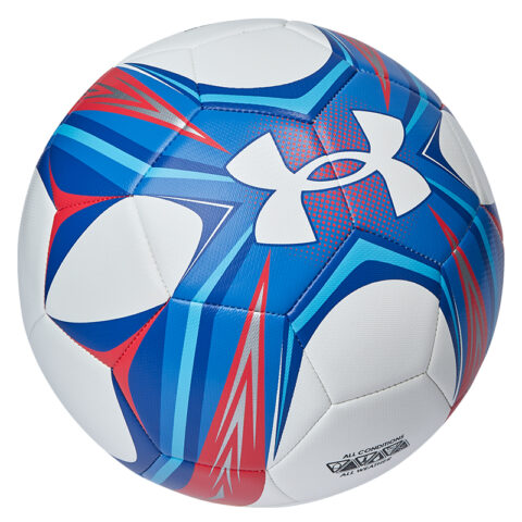 Under Armour Size 5 Ball Soccer Ball Pu Machine Stitched Soccer Ball Unisex Red Blue White
