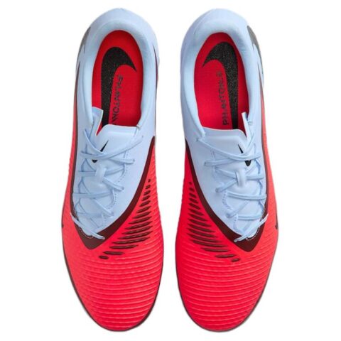 Nike Phantom 6 AG Artificial Ground Artificial Turf Cushioning, Wear Resistant Soccer Shoes Unisex Blue Red