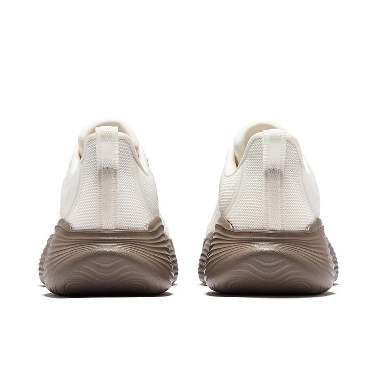 Erke Cushioning Slip Resistant Abrasion Resistant Low top Running Shoes Women’s Microcrystal White