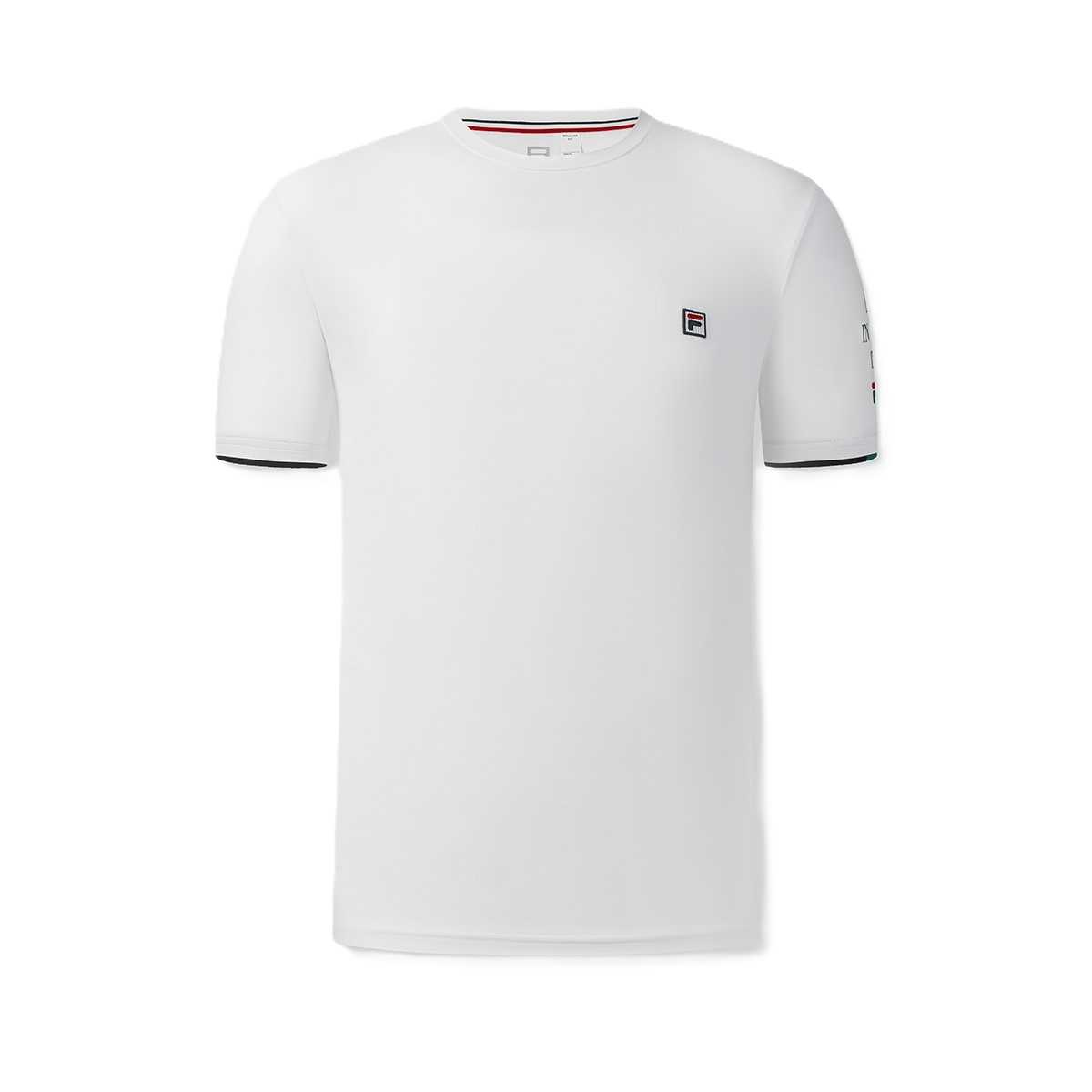 FILA Tennis Tops Men’s Jade White Crew Neck Moderate