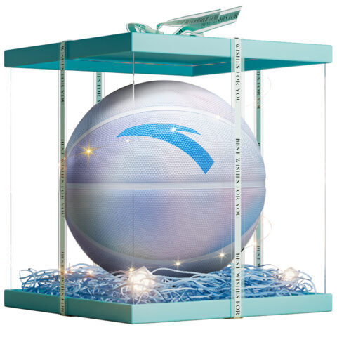 Anta Rubber Basketball Gradient Blue 5th/6th/7th Training Competition Unisex China Mainland Version
