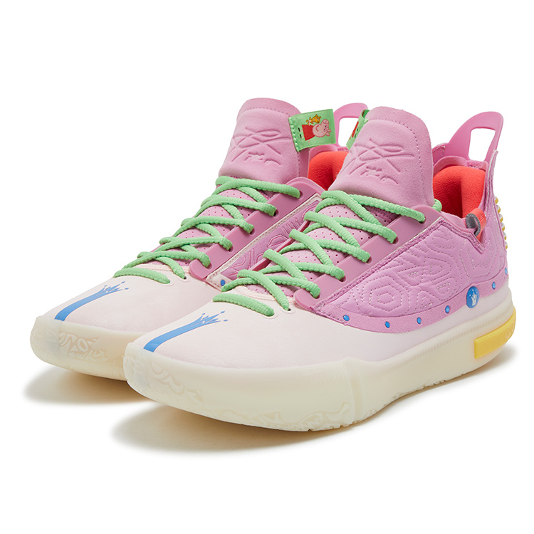 361° Joker 1 GT Cushioning Slip Resistant Abrasion Resistant Mid top Basketball Shoes Men’s Wild Rose