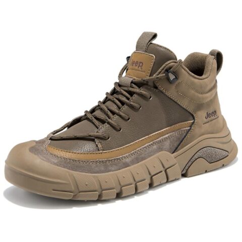Jeep Versatile Slip Resistant Low top Mountaineering Shoes Men’s Khaki