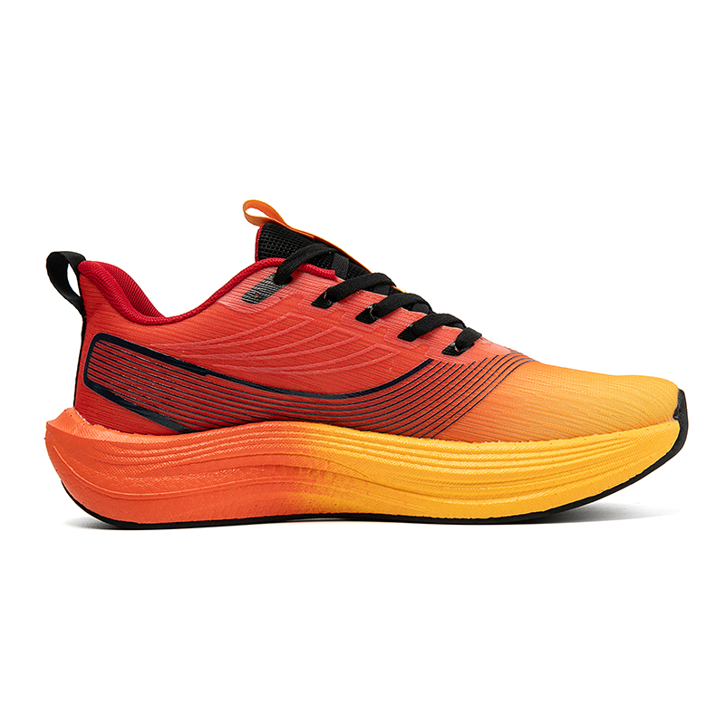 BIANSULONG Running Shoes Men’s Low Top Fiery Orange