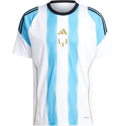 Adidas Messi Collection Soccer Jersey Men's White Blue