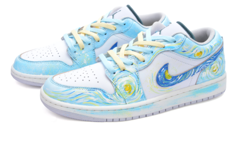 Jordan Air Jordan 1 Cushioning Abrasion Resistant Cushioning, Wear Resistant Low top Vintage Basketball Shoes Unisex