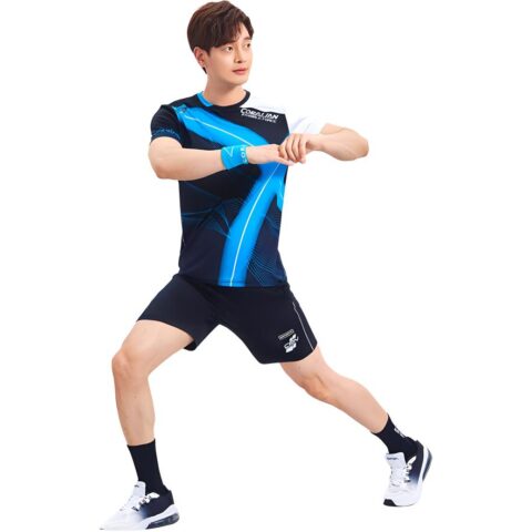 CORALIAN Badminton Jersey Men’s Black Blue White