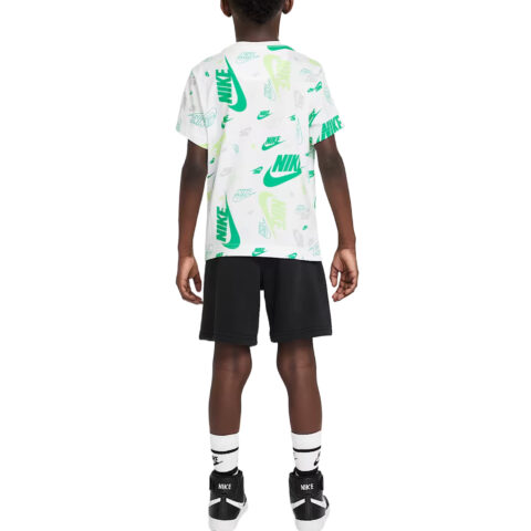 Nike Casual Sportswear 2 Piece Set Black White Children Aged 3 7 Years Old