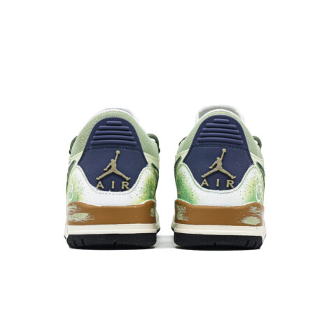 Jordan Legacy 312 Fun Bunny Abrasion Resistant Abrasion Resistant Low top Vintage Basketball Shoes Men’s Light Green