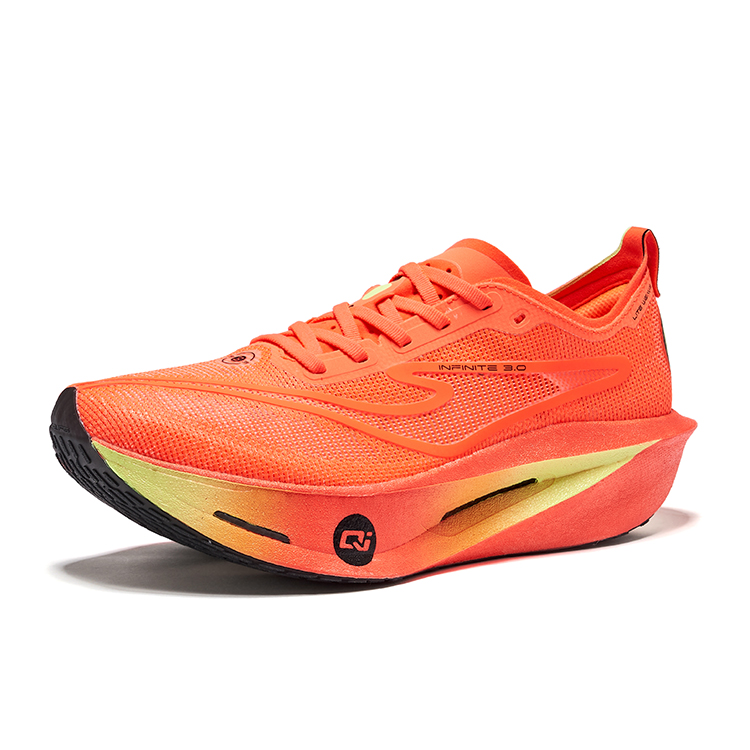 Erke Blue World 3.0 Running Shoes Men’s Low Top Neon Coral Red