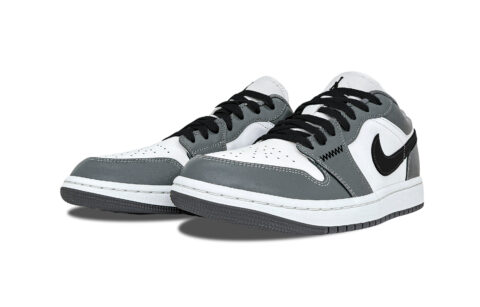Jordan Air Jordan 1 Shadow Black Low top Vintage Basketball Shoes Unisex Gray White