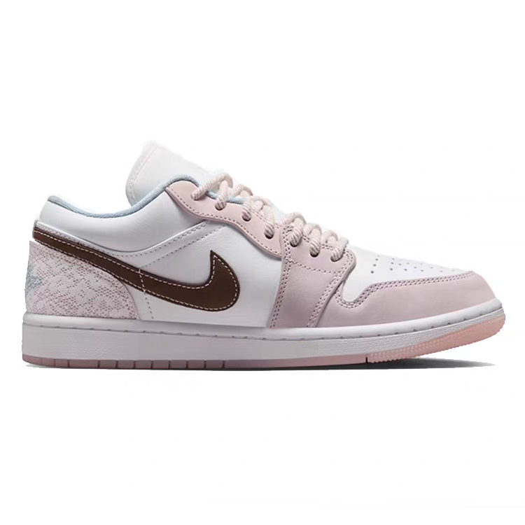 Jordan Air Jordan 1 Vintage Basketball Shoes Women’s Low Top White/Pink