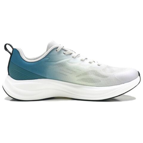 QIAODAN Low top Racing City Commuting Running Shoes Men’s Crescent Gray Cyan