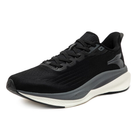 361° Magic Carpet Slip Resistant And Breathable Low top Casual City Commuting Running Shoes Men’s Black