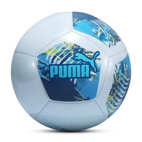 PUMA x MCFC Size 5 Machine Stitched Ball Pu White Blue Soccer Ball Unisex