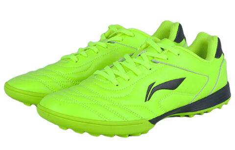 Li Ning Comfortable TF Turf Artificial Turf Synthetic Leather Cushioning Slip Resistant Abrasion Resistant Soccer Shoes