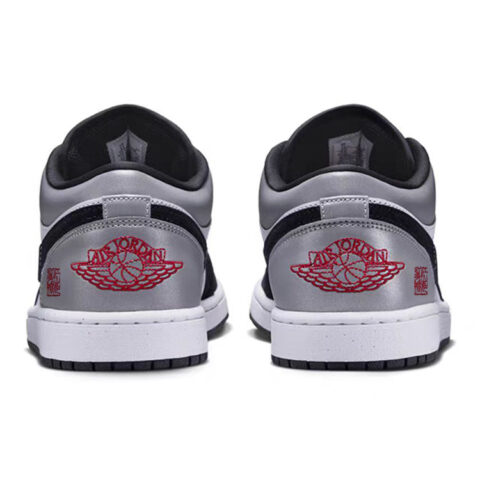 Jordan Air Jordan 1 Slip Resistant Abrasion Resistant Low top Vintage Basketball Shoes Men’s Black