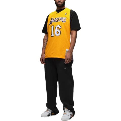 Mitchell Ness 2009/10 Hardwood Classics Pau Gasol Los Angeles Lakers Swingman Jersey