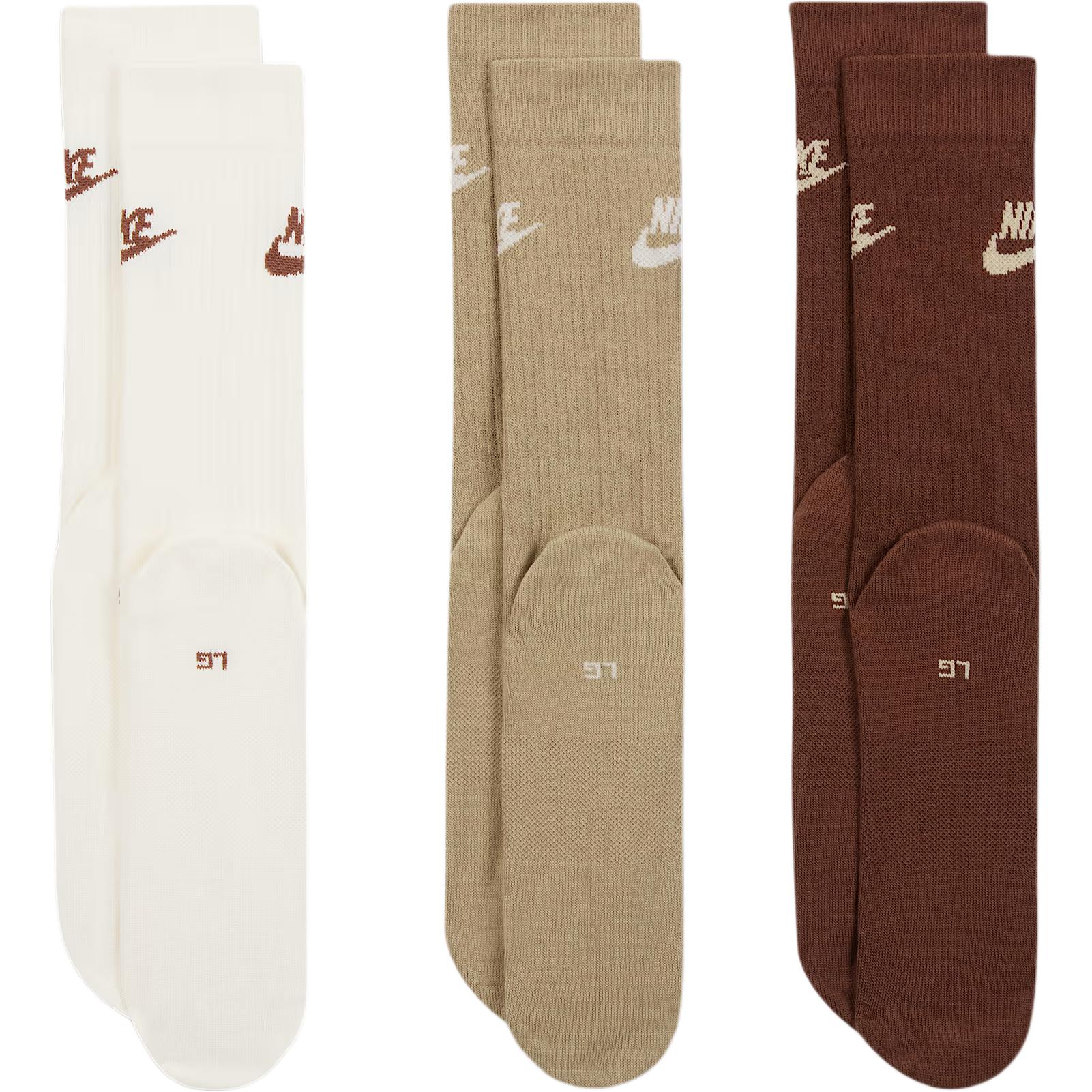 Nike Mid Calf Socks Unisex 3 Pack