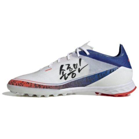 Adidas F50 PRO Cushioning, Wear Resistant Soccer Shoes Men’s White Blue