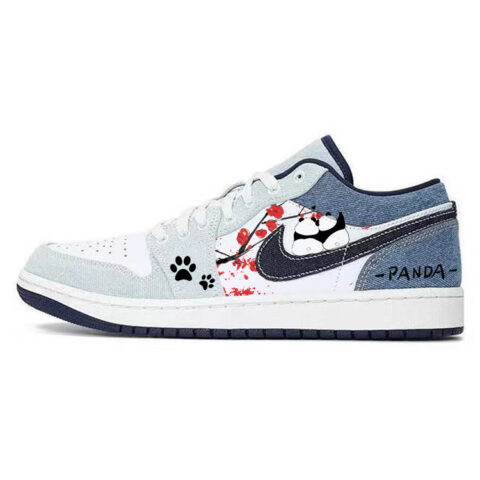 Jordan Air Jordan 1 Vintage Basketball Shoes Men’s Low Top White/Blue