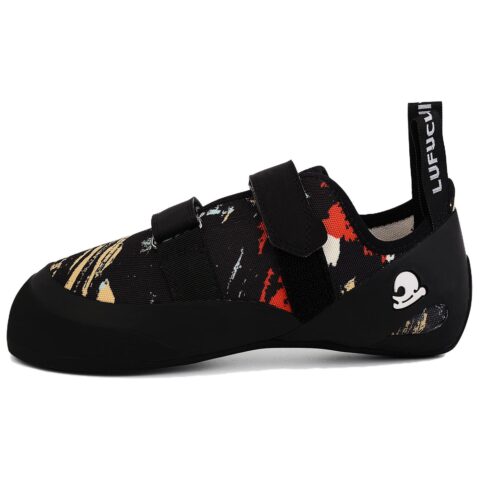 LUFU Slip Resistant And Abrasion Resistant Coverage Low top Rock Climbing Shoes Women's Obsidian