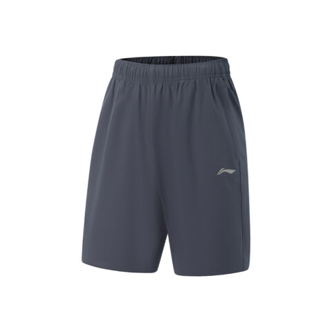 Li Ning Fitness Series Sports Shorts Men's Night Blue Single Logo