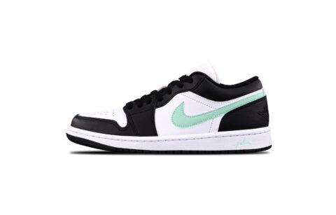 Jordan Air Jordan 1 Green Superman Abrasion Resistant Low top Vintage Basketball Shoes Unisex Black Green