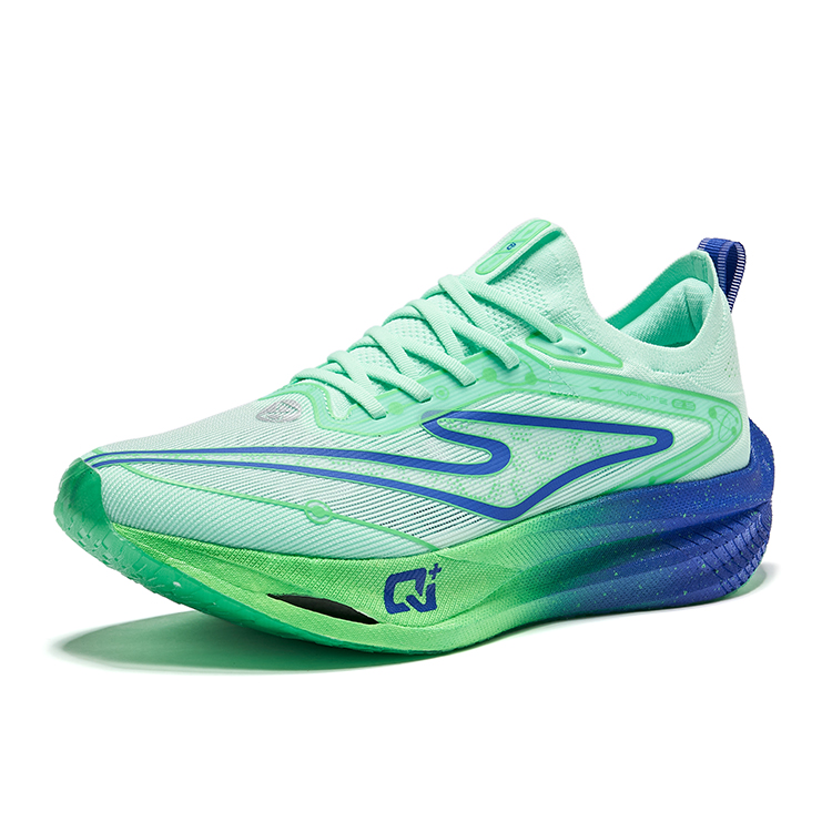 Erke Blue Environment 2.5 Cushioning Breathable Rebound Low top Running Shoes Men’s Fluorescent Colorway