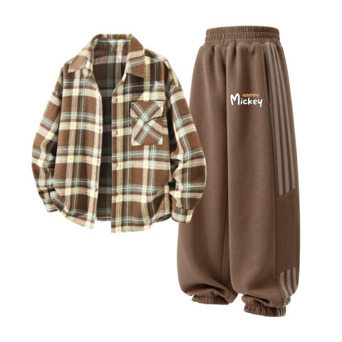 Disney Kids Casual Sportswear Lapel Moderate