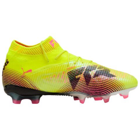 PUMA Future 8 Ultimate FG Firm Ground Abrasion Resistant Soccer Shoes Unisex Yellow Black