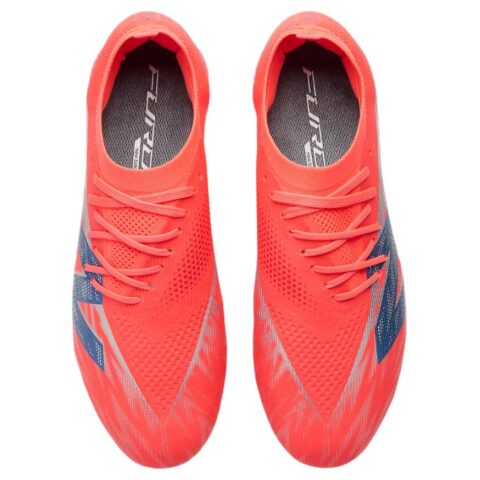 New Balance FURON ELITE V8 Abrasion Resistant Soccer Shoes Unisex Red Blue