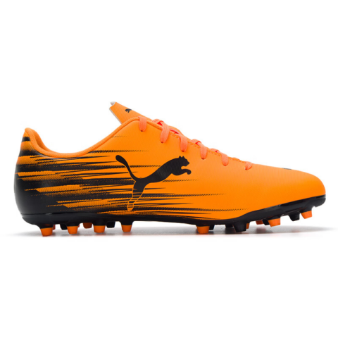PUMA ATTACANTO 2 Abrasion Resistant Breathable Soccer Shoes Unisex Orange Black