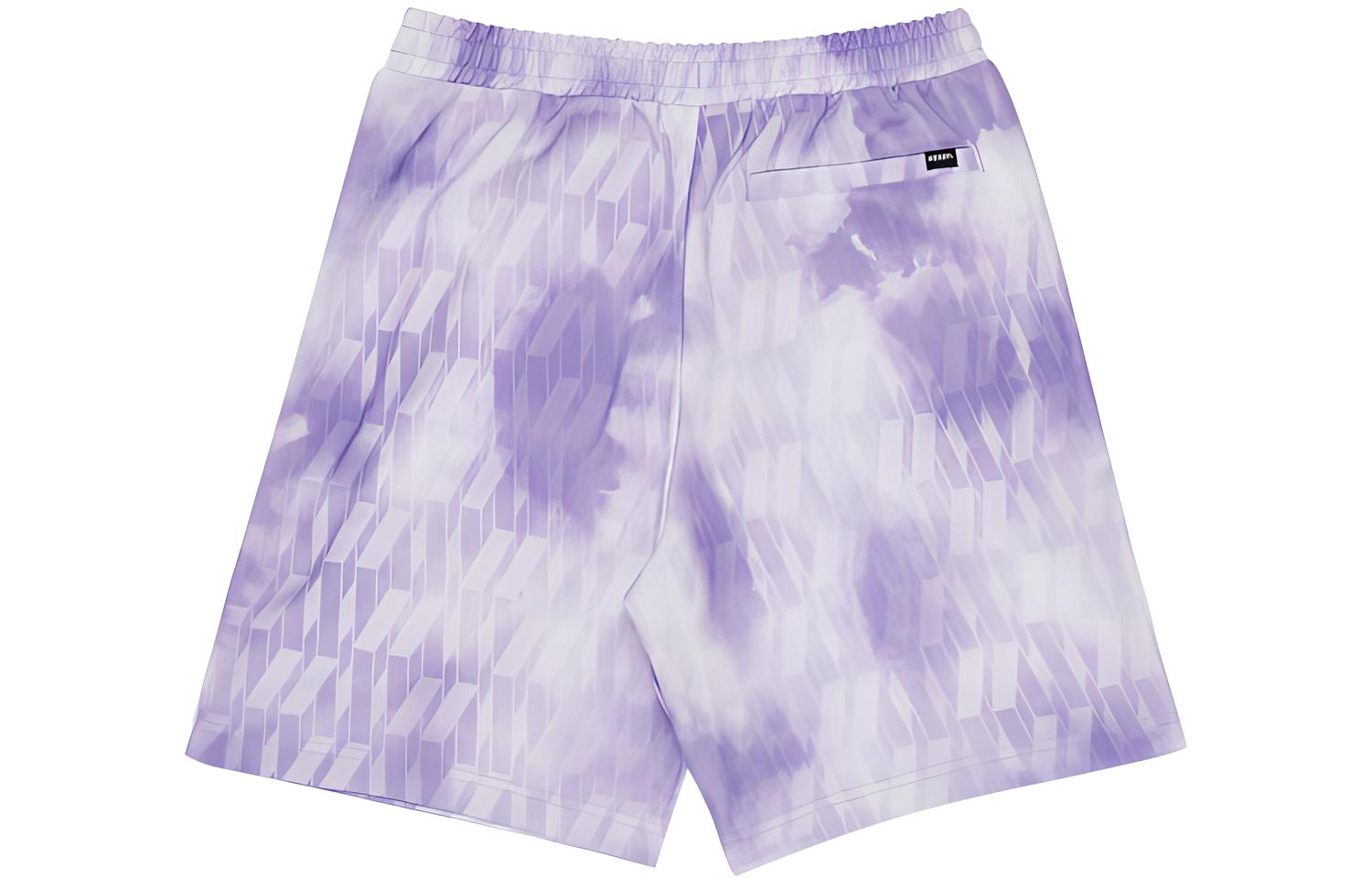 Nerdy Sports Shorts Unisex Purple Moderate