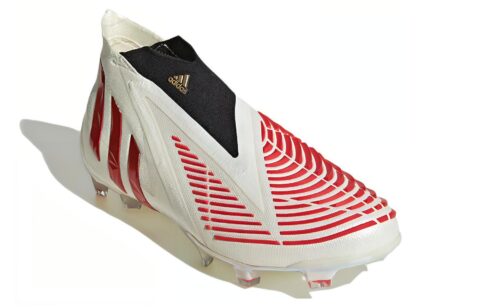 adidas Predator Edge+ FG ‘Off White Vivid Red’