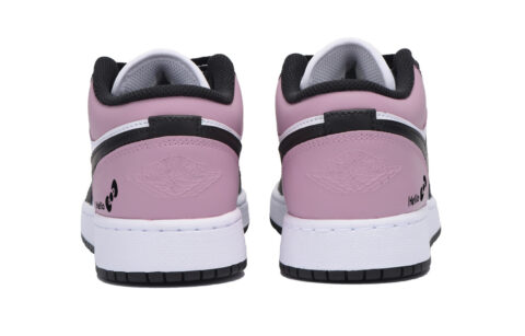 Jordan Air Jordan 1 Urban Chic Style Vintage Low top Vintage Basketball Shoes Men’s White Pink
