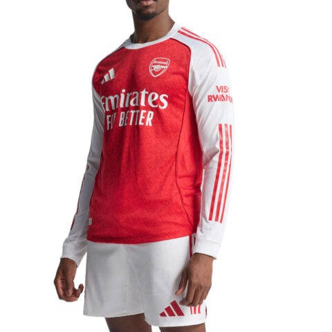 Adidas Free Shipping With AdiClub Arsenal 25/26 Long Sleeve Home Authentic Jersey