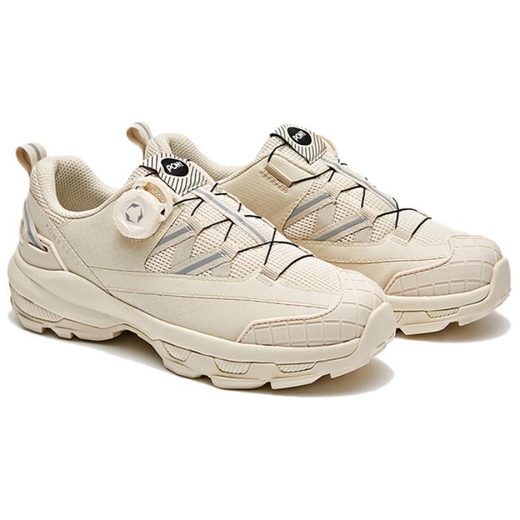 Pony Abrasion Resistant Breathable Low top Hiking Shoes Women’s Beige