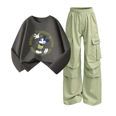 Disney Kids Casual Sportswear Crew Neck Moderate