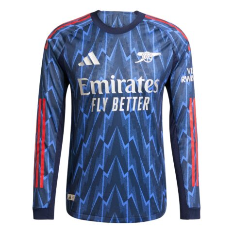 Adidas Free Shipping With AdiClub Arsenal 25/26 Long Sleeve Away Authentic Jersey