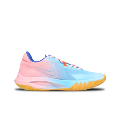 Nike Precision 6 Abrasion Resistant Low top Basketball Shoes Unisex Blue Pink