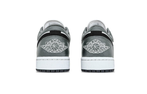Jordan Air Jordan 1 Shadow Black Low top Vintage Basketball Shoes Unisex Gray White