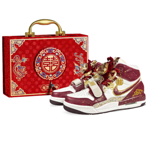 Jordan Legacy 312 High top Vintage Basketball Shoes Women’s Red