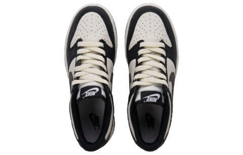Nike Dunk Abrasion Resistant Abrasion Resistant Low top Vintage Basketball Shoes Unisex Black White