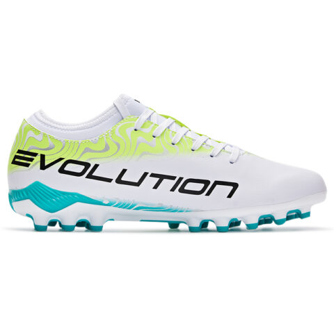 Joma Evolution Speed Type MG Multi Ground Synthetic Leather Soccer Shoes Men’s White