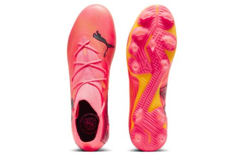 PUMA FUTURE 7 MATCH AG Artificial Ground FG Firm Ground Cushioning, Wear Resistant Soccer Shoes Men’s Red