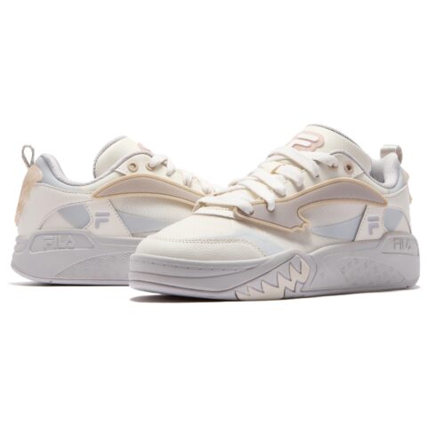 FILA FUSION Bat Shoe Low top Vintage Basketball Shoes Women’s Milk White