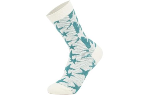 Li Ning Crew Socks Unisex 1 Pack Green & Green