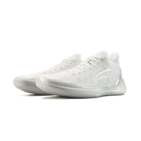 Li Ning Blade 4 V2 Cushioning Slip Resistant Support Lightweight Rebound Low top Basketball Shoes Men’s White